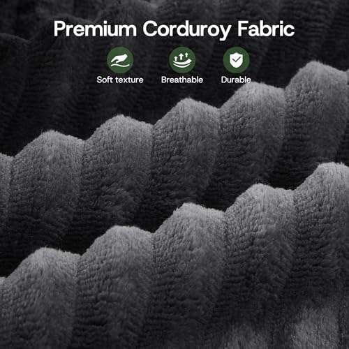 Convertible 4-in-1 Folding Sofa Bed Sleeper Chair Couch Foldable Chaise Lounger & Mattress Pocket Coils+Foam Fill Medium Support, No Assembly for Living Room/Bedroom, Single