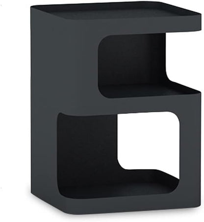 Side Table Side Table Telephone Table Iron Bedside Table Modern Minimalist Bedroom Bedside Table Living Room Coffee Table Sofa Lounge Side Table Bedroom Storage Bedside Cabinet (Color : 1) (1)