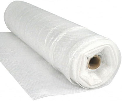 Farm Plastic Supply - String Reinforced 4 Year UV Resistant 10 mil Clear Greenhouse Plastic Sheeting - 4 Year UV Resistant Polyethylene Greenhouse Film, Hoop House Green House Cover (42' x 50')