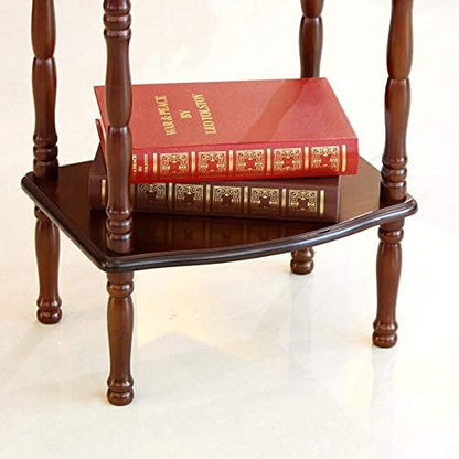 Telephone Table, American Solid Wood Telephone Table,Vintage European Plant Stand,Roman Column Table,Storage Side End Table,Sofa Side Table (