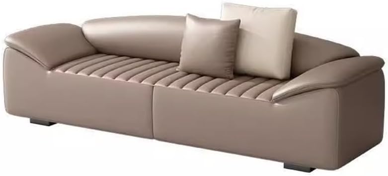 Modern Bed End Stool for Bedroom Living Room Bedside Long Bench Cloakroom Sofa Minimalist Couch Entryway(Khaki,Small)