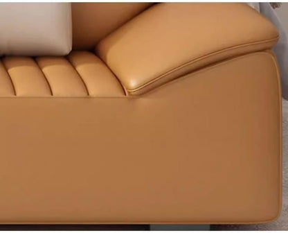 Modern Bed End Stool for Bedroom Living Room Bedside Long Bench Cloakroom Sofa Minimalist Couch Entryway(Khaki,Medium)