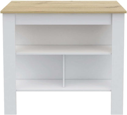 5-Shelf 4-Door Kitchen Set with Island and Wall Cabinet | Includes 5 shelves and 4 doors for expanded storage capacity