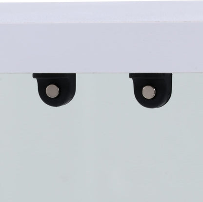 不二貿易(Fujiboeki) Fuji Boeki 72802 Collection Case, Figure Case, 3 Tiers, Width 23.8 x Depth 14.4 x Height 33.5 inches (60.5 x 36.5 x 85 cm), White, Wide Type, Rear Mirror