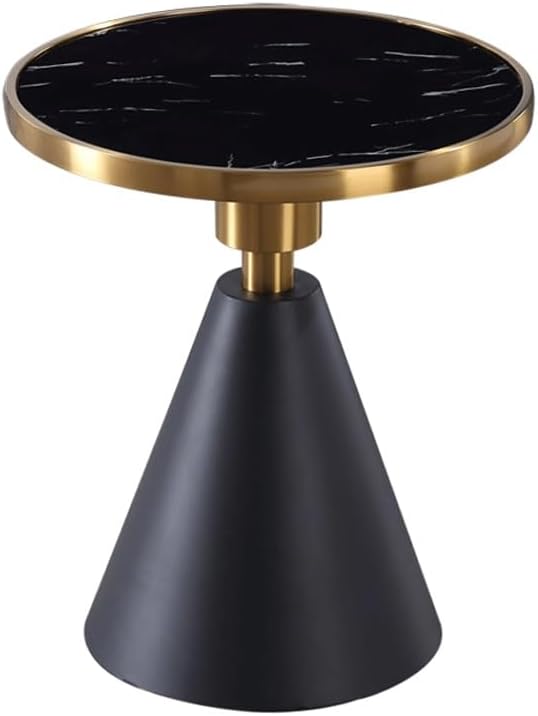 Sofas Sofa Side Table, Small Round Table, Small Coffee Table, Living Room Bedside Table, Simple Slate Corner Table Sofas for Living Room(B)