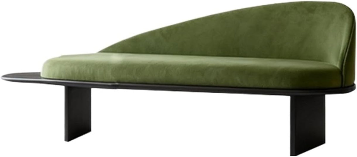 Modern Wooden Bed-end Bench in Hotel Bedroom Showroom Dressing Room Shoe-Changing with Backrest Entryway(Small)
