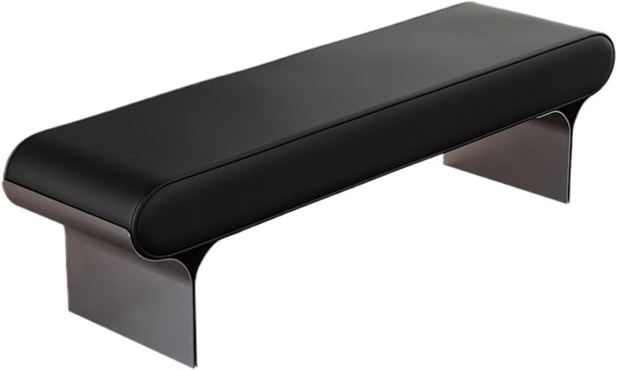 Modern Upholstered Bed end Stool Bedroom Home Use Bedside Dressing Room Wooden Shoe Changing Entryway(Medium)