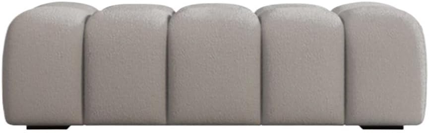 Modern Fabric Bed end Bench Long Bedroom Dressing Room Sofa Entryway(Medium)