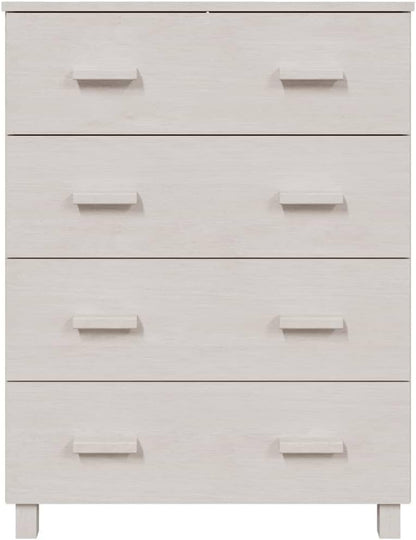 Modern White Sideboard with Smooth Sliding Doors, Solid Pinewood and MDF Construction for Living Room Dining Area Storage, Spacious Cabinet with Clean Lines and Durable