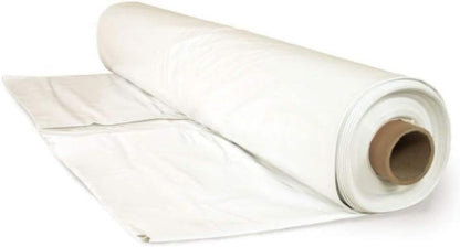 Farm Plastic Supply - 6 Mil White Plastic Sheeting - Overwintering Film, 6 Mil White Plastic Film, Greenhouse Plastic, Durable Plastic Sheeting (16' x 10')