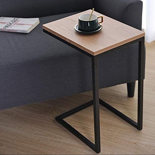 Telephone Table, C-Shaped Sofa Side Table,Nightstand,Living Room Telephone Tables,Coffee Laptop (
