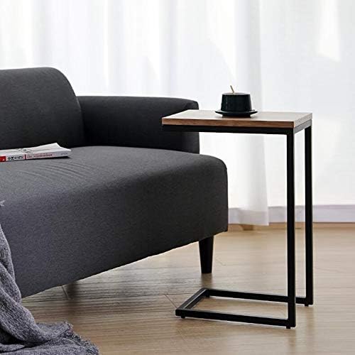 Telephone Table, C-Shaped Sofa Side Table,Nightstand,Living Room Telephone Tables,Coffee Laptop (