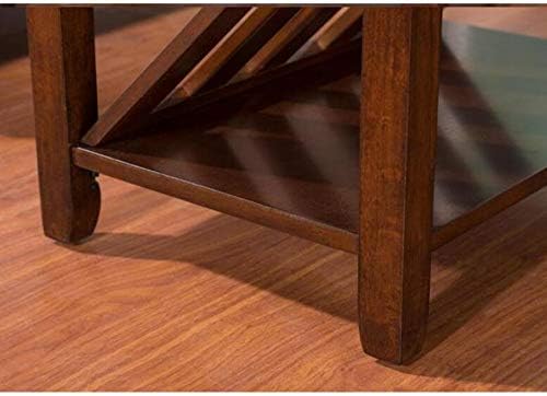 Telephone Table, American-Style,Telephone Table/Magazine Table,Sofa/Chair Side End Table,for Small Space,Corner Multi-Function Small Table(Color:Brown,Size:20.0714.1724.4