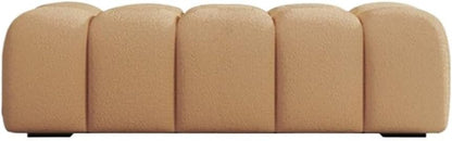 Modern Fabric Bed end Bench Long Bedroom Tatami Mat Dressing Room Sofa Wooden Shoe Changing Stool Entryway(XS)