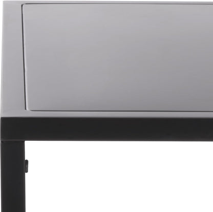SAFAVIEH Couture Collection - Hodge Black Iron Accent Table, 3-Shelf Open Storage Side Table, Minimalist Modern Design (SFV9557A)