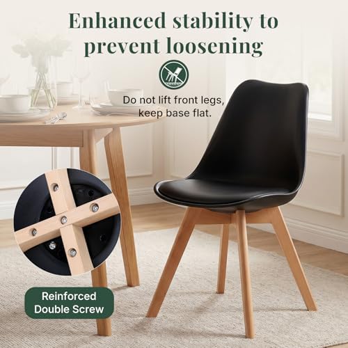 47in Round Dining Table Set for 4, Kitchen Table with Chairs | Circle Table, PU Leather, Metal Cross Base, Storage Shelf, Breakfast Nook, Space-Saving, Apartment, Living Room, Brown Black