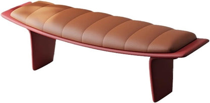 Modern Upholstered Long Bench for Living Room and Home Use Leather for Bedroom and Bed end Entryway(XL)