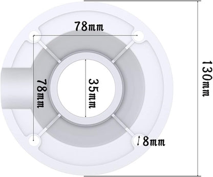 WiTi Extendable Mounting Pole for Security Surveillance Cameras,15.7-23.6 inch Adjustable Ceiling Mount Bracket for CCTV IP Camera,Outdoor Indoor Solid Metal Powder Spray Coating