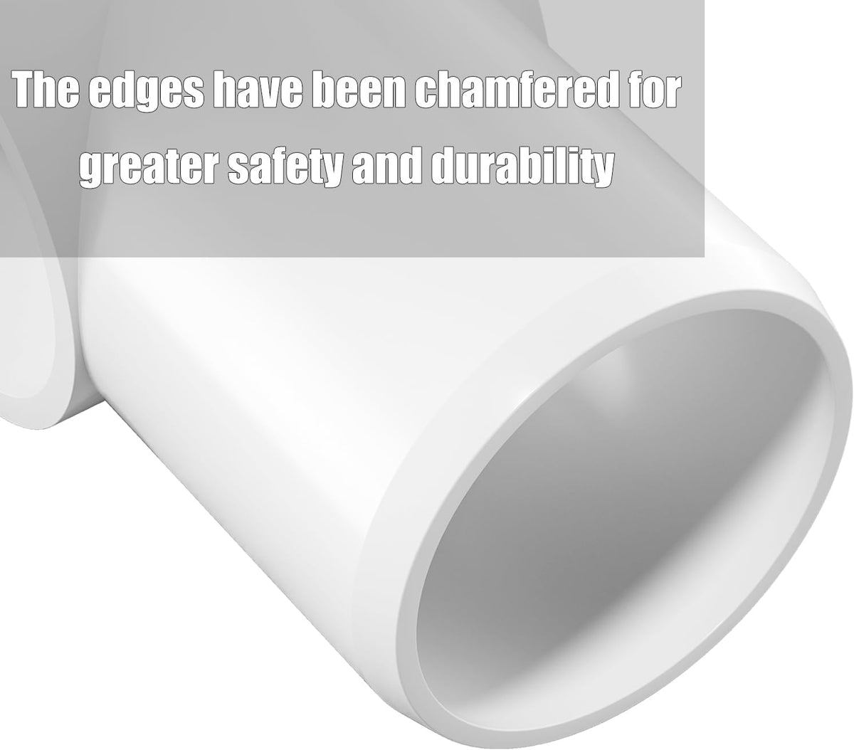 4PCS 1-1/2Inch Elbow PVC Fitting, 5-Way Heavy Duty PVC Pipe Fitting, Furniture Grade PVC Fitting Connector Corner Fitting for Water Supplies Build PVC Furniture DIY Garden Shelf Greenhouse