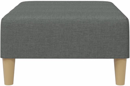 Modern Fabric Footstool with Plywood Frame, 30.3x21.7x12.2 Inches, Sturdy Footrest for Sofa or Recliner, Cozy and Stable Design for Living Room