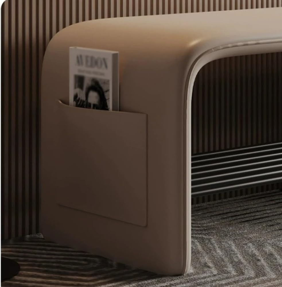 Modern Doorway Shoe-Changing Stool Shoe Cabinet Storage Two-Purpose Bedroom Simple Bedside Bench for Sitting Entryway(Gris,Medium)