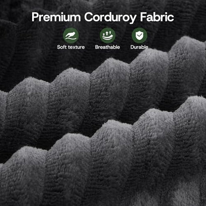 Convertible 4-in-1 Folding Sofa Bed Sleeper Chair Couch Foldable Chaise Lounger & Mattress Pocket Coils+Foam Fill Medium Support, No Assembly for Living Room/Bedroom, Single
