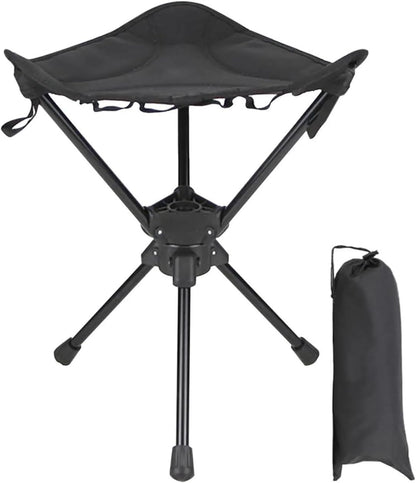 Folding Stool Swivel Slacker Chair Adjustable with Storage Bag | Folding Stool Swivel Slacker Chair Adjustable With Storage Bag Fold Up Fishing Rest For Camping BBQ Beach Garden