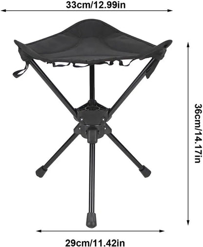 Folding Stool Swivel Slacker Chair Adjustable with Storage Bag | Folding Stool Swivel Slacker Chair Adjustable With Storage Bag Fold Up Fishing Rest For Camping BBQ Beach Garden