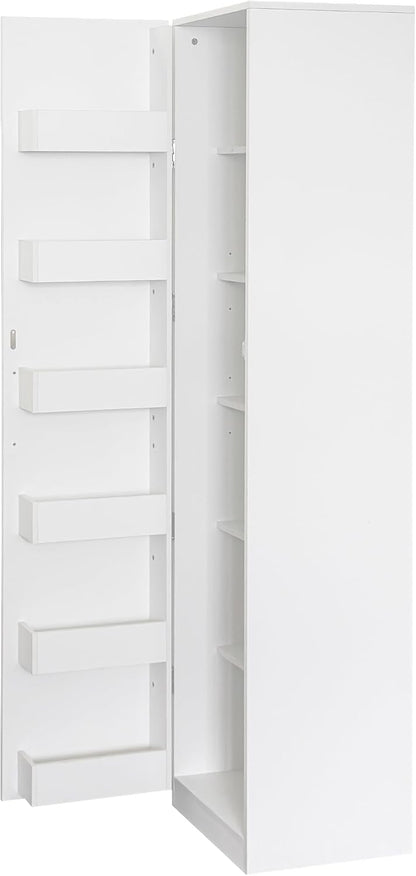 Modern Freestanding Kitchen Pantry Cabinet,Wooden Storage Cabinet with Doors & Shelves, Tall Buffet Sideboard for Kitchen, Living Room and Dinning Room
