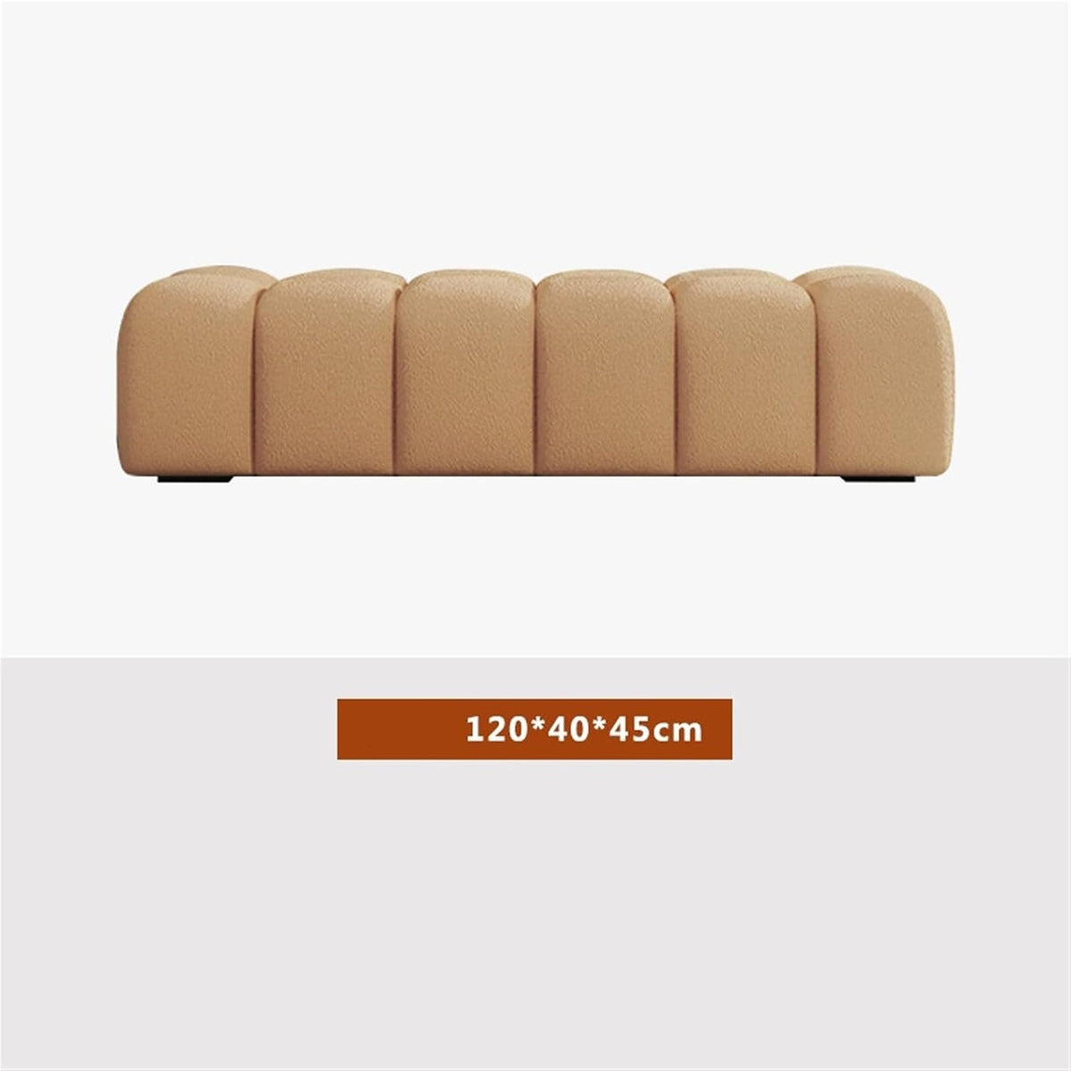 Modern Fabric Bed end Bench Long Bedroom Tatami Mat Dressing Room Sofa Wooden Shoe Changing Stool Entryway(Large)