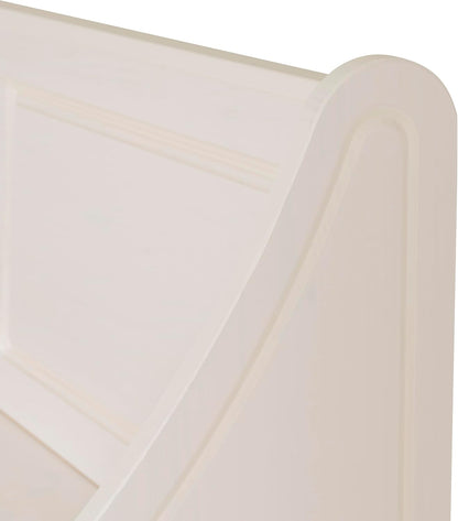Linon Harris White Corner Breakfast Nook - Nook Only, Table is NOT included! 20.88D x 61.88W x 36.63H in