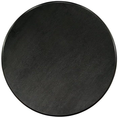 East West Furniture ANT-ABK-TP Antique Dining Room Table - a Round kitchen Table Top with Pedestal Base, 36x36 Inch, Wirebrushed Black