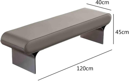 Modern Wooden Bench at The Foot of The Bed Long Beside The Suitable for Bedroom and Walk-in Closet Entryway(Medium)