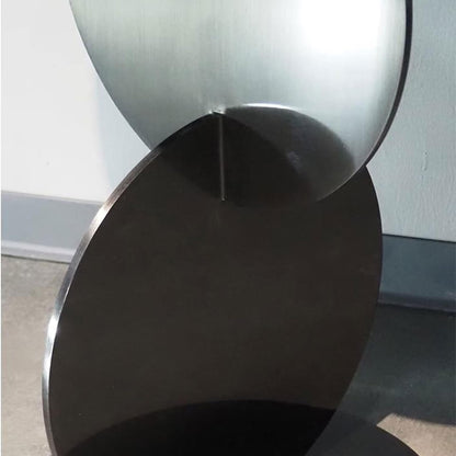End Tables Small Round Side Table, Modern Metal End,Bedside Nightstand Coffee for Living Room, Bedroom and Couch, 18.8x21.6inches