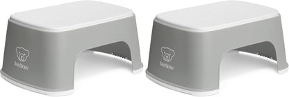 BabyBjörn Step Stool, Gray/White (Pack of 2)