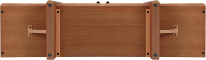 Merax Modern Sideboard Buffet Cabinet,55.0" Wide Elegant Entryway Table for Hallway Entryway Living Room Dining Room,Natural