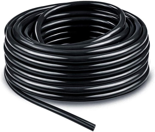 Bonviee 50 FT Blank Distribution Tubing Irrigation Drip Hose, 1/4 Inch Drip Line for Garden Watering System