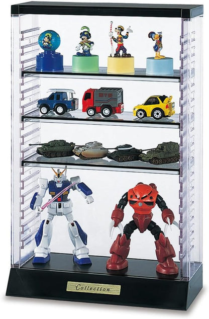Isetou Acsta I-238 Figure Case Collection Case A403 Clear Black Width 8.7 x Depth 4.0 x Height 13.6 inches (22.1 x 10.1 x 34.6 cm) Adjustable Height Medium Size Figure Storage Figures Display Acrylic