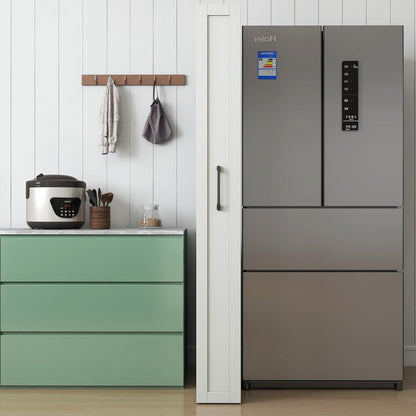 KEIKI 7 Tier Pull-Out Kitchen Pantry Storage Cabinet, Multi-Tier Single-Sided Open Shelf, Spice Rack Next to Fridge, Wood Hutch Food Pantries Cupboard for, Dining Room, Narrow Spaces