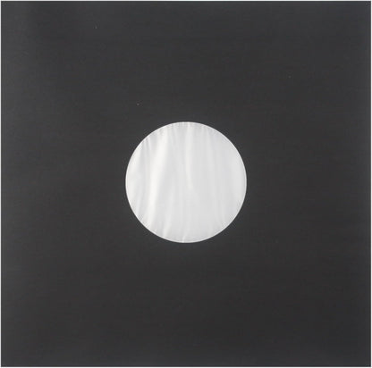 12" Premium Black Polylined Record Inner Sleeves - Archival Quality, Heavyweight Paper & Plastic #12IABK (250)