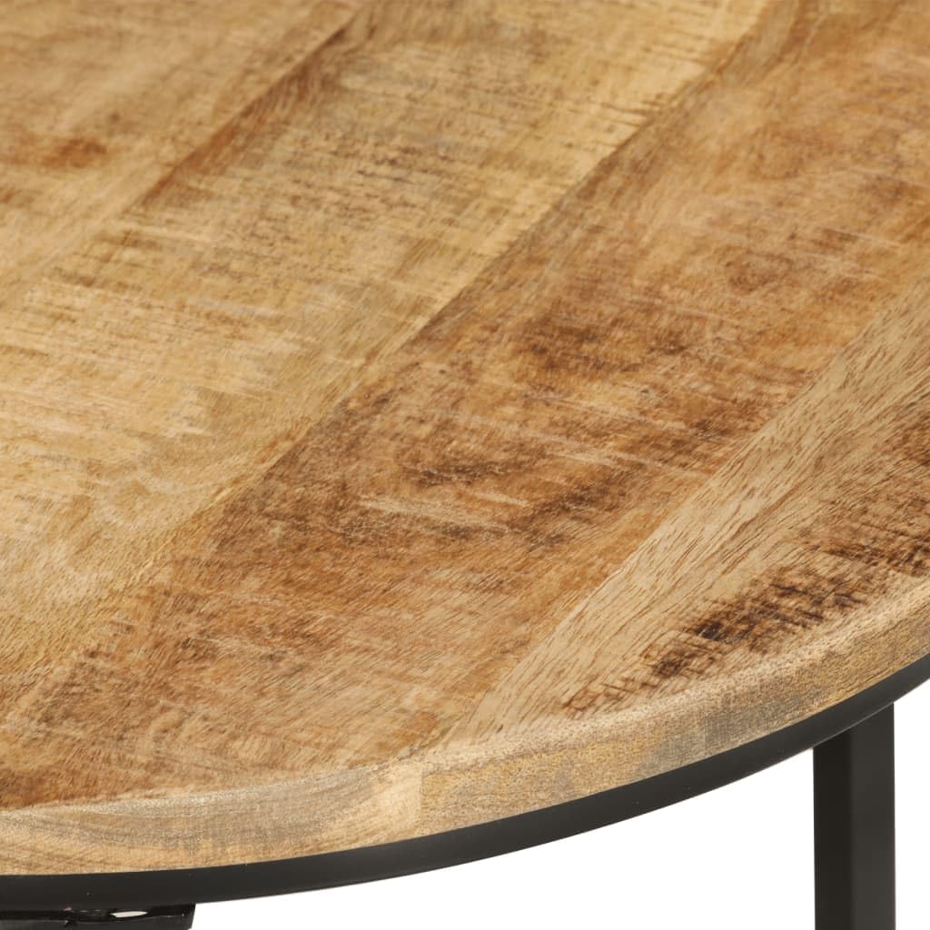 Nesting Tables 3 pcs Solid Mango Wood | Space Saving, Sturdy Tabletop, Versatile for Bedroom, Living Room, Office