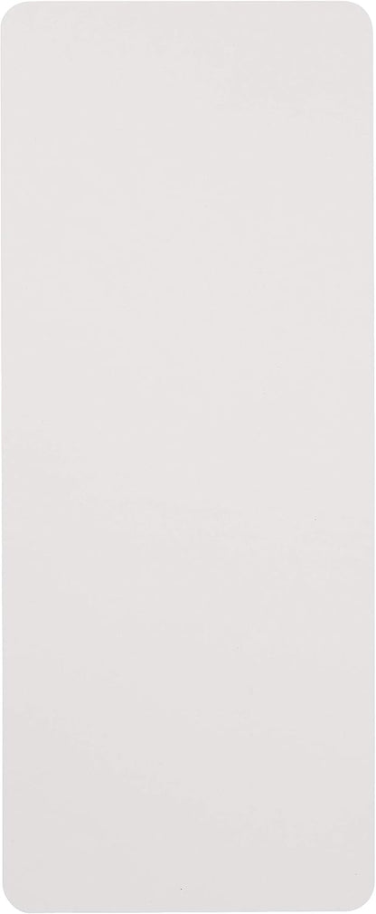 Flash Furniture 6-Foot Adjustable Plastic Folding Table, White | Bi-Fold, Carrying Handle, Commercial Grade, Easy Storage
