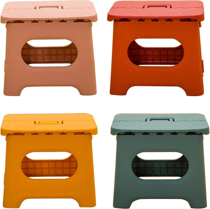 Lightweight Foldable Multi-Purpose Bathroom Stool Outdoor Portable Chair Fishing Tool Accessories for Kitchen Small Portable Folding Stools Chair for Adults Stool with Handle Small