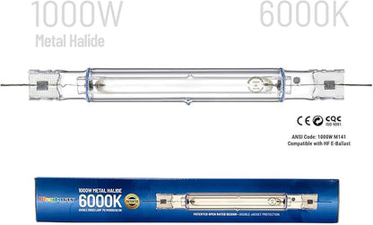 UltraGrow – Classic 1000W DE Double Ended HID Grow Light System with HID Bulb, Dimmable Ballast for Indoor Growing (Classic Controller & MH)