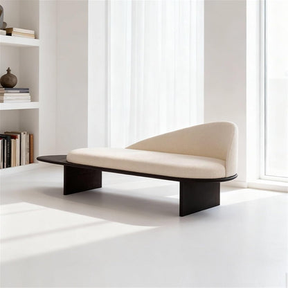 Modern Wooden Bed-end Bench in Hotel Bedroom Showroom Dressing Room Shoe-Changing with Backrest Entryway(XL)