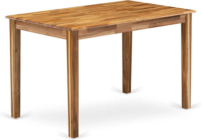 East West Furniture YAT-ANA-T Yarmouth Rectangle Kitchen Dining Table, 30x48 Inch, Natural