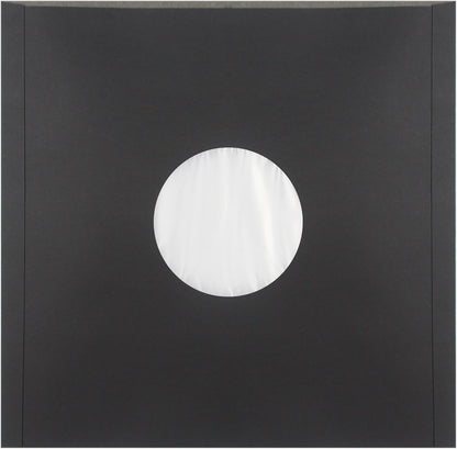 12" Premium Black Polylined Record Inner Sleeves - Archival Quality, Heavyweight Paper & Plastic #12IABK (250)