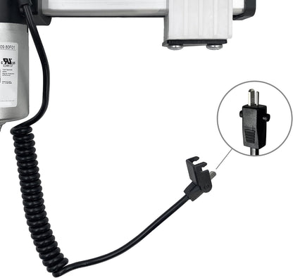 Motor Model JLDQ-18 JLDQ.18.109.80F01 Replace JLDQ-12B JLDQ.12.109.80 | 1 Connector Stroke 80mm Linear Actuator for Electric Sofa Lift Chair Power Recliner Parts Replacement