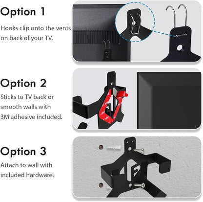 IFCASE Wall/Under Desk/Back of TV Mount Compatible with All Apple TV Generations (Including All 4K Models)