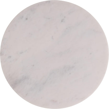 SAFAVIEH Home Collection - Guido Side Table, White Marble Top & Pink Base, Modern Accent Table, Fully Assembled (ACC3215B)